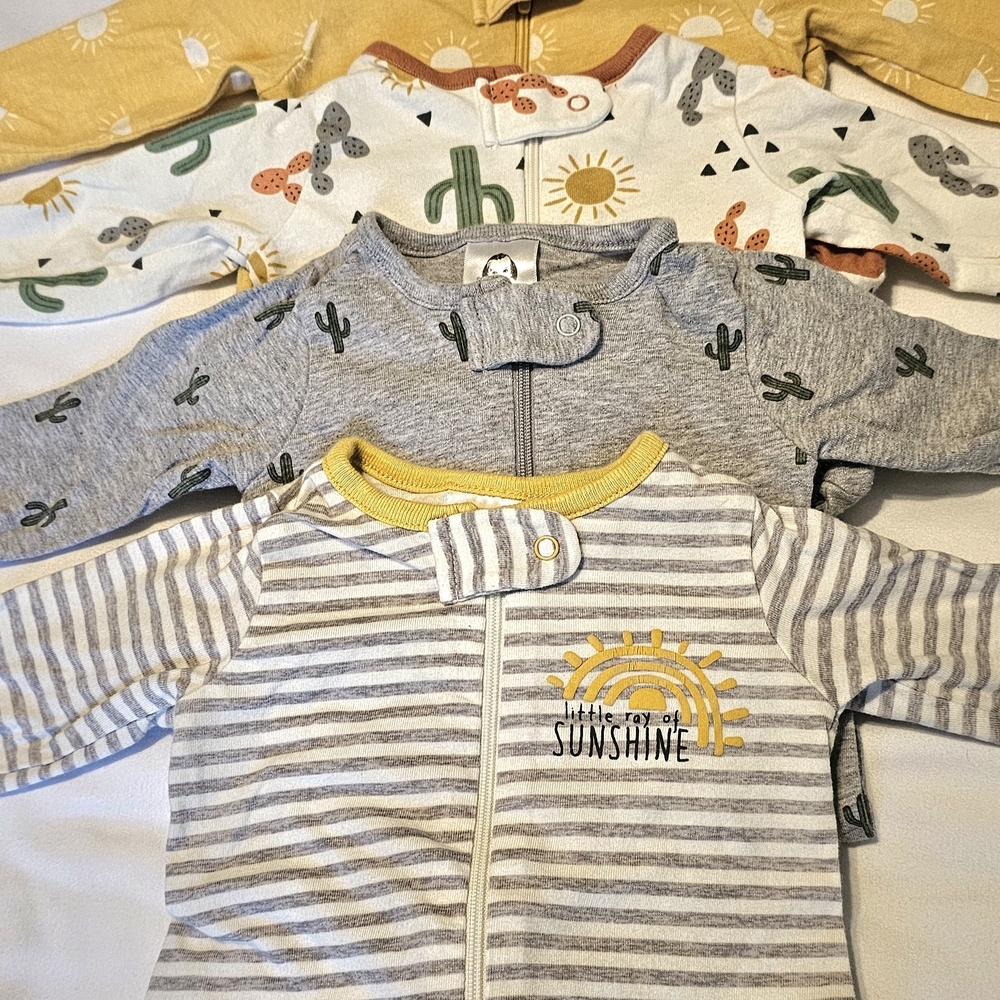 Gerber Baby Onesie with Cactus and Sunshine